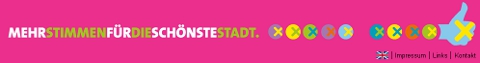 Mehr Stimmen für die schönste Stadt!